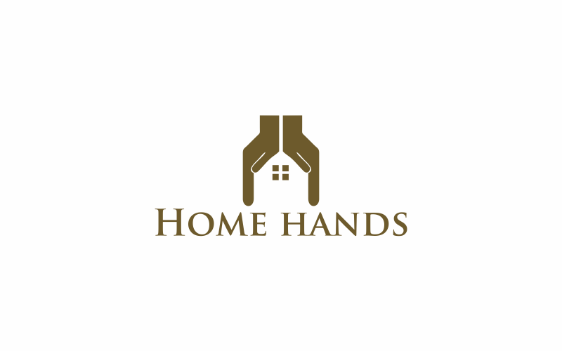 Download Шаблон логотипа "Home Hands Logo Template" / Home Hands Logo Template - Шаблон логотипа на тему графика home,house,hand,business,woman,concept,people,health,symbol,person,family,vector,design,estate,modern,technology,hand drawn,online,icon,property