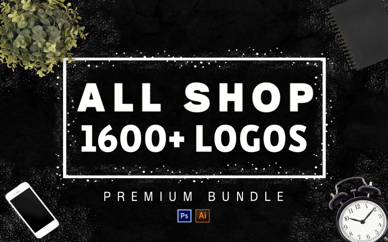 Download Шаблон логотипа "1600+  Mega Bundle All Shop! Logo Template" / 1600+  Mega Bundle All Shop! Logo Template - Шаблон логотипа на тему графика logos,logos mega bundle,all shop logos,big bundle logo,feminine,circle,minimal,decorative,glitter,vintage,template,creator,biggest logos bundle,elegant logos,minimal logos,corporate logos,bus