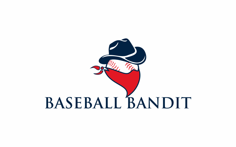 Download Шаблон логотипа "Baseball Bandits Logo Template" / Baseball Bandits Logo Template - Шаблон логотипа на тему графика bandit,concept,man,baseball,criminal,male,sport,bat,hooligan,fight,street,aggression,control,conflict,danger,symbol,vector,design,sign,body conscious
