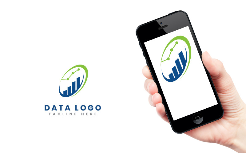 Download Шаблон логотипа "Data Logo Logo Template" / Data Logo Logo Template - Шаблон логотипа на тему графика logo design,logo template,logo,vector,corporate logo,brand,technology,app,business,abstract,financial,accounting,architecture,law,bank,consulting,education,human resource,industrial,insurance