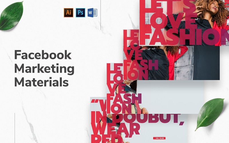 Download Шаблон для соцсетей "Fashion Designer Facebook Cover and Post" / Fashion Designer Facebook Cover and Post - Шаблон для соцсетей на тему графика facebook graphic design,facebook template editable,facebook template banner,facebook template cover,facebook template design,facebook template examples,facebook branding template,social media