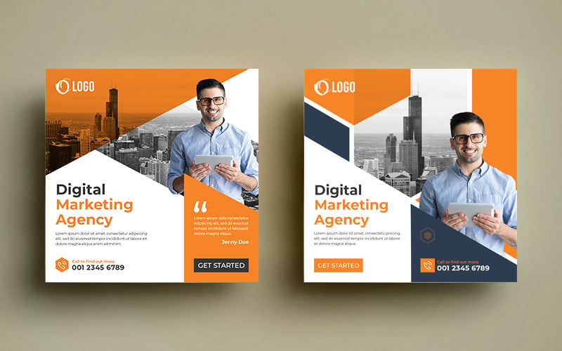 Download Шаблон для соцсетей "Professional Social Media Banner Post Template." / Professional Social Media Banner Post Template. - Шаблон для соцсетей на тему графика advertise,banner,business social media post,commercial,corporate banner,corporate social media post,digital marketing,instagram post,marketing,poster,social media post,twitter social media po