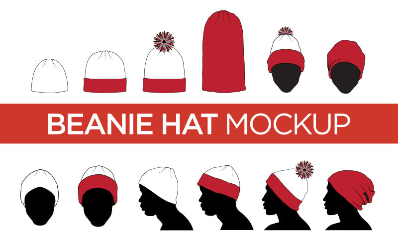 Download Мокап для продукта "Beanie, Toque, Knit, Winter Hat - Vector Template Mockup" / Beanie, Toque, Knit, Winter Hat - Vector Template Mockup - Мокап для продукта на тему графика beanie,toque,knit,winter hat,hat,cap,slouchy,pom pom,cuff,bobble,vectors,graphics,adobe illustrator,illustrations,drawings,digital downloads,mockups,templates,layers,angles
