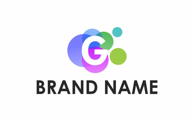 Download Шаблон логотипа "Letter G Circle Logo Template" / Letter G Circle Logo Template - Шаблон логотипа на тему графика circle,icon,business,symbol,letter g,sign,logo,vector,template,logotype,font,internet,digital,branding,concept,colorful,initial,graphic,gradient