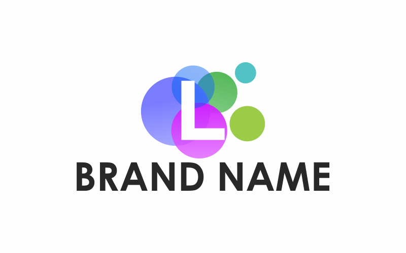 Download Шаблон логотипа "Letter l Circle Logo Template" / Letter l Circle Logo Template - Шаблон логотипа на тему графика circle,icon,business,symbol,letter l,sign,logo,vector,template,logotype,font,internet,digital,branding,concept,colorful,initial,graphic,gradient