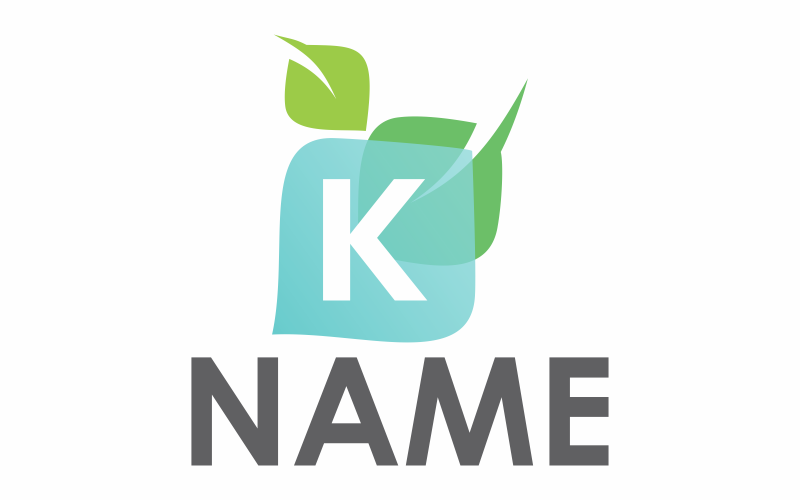 Download Шаблон логотипа "Green Letter K Logo Template" / Green Letter K Logo Template - Шаблон логотипа на тему графика green,design,sign,letter,font,symbol,icon,alphabet,vector,logo,creative,element,logotype,leaf,template,color,nature,letter k,floral
