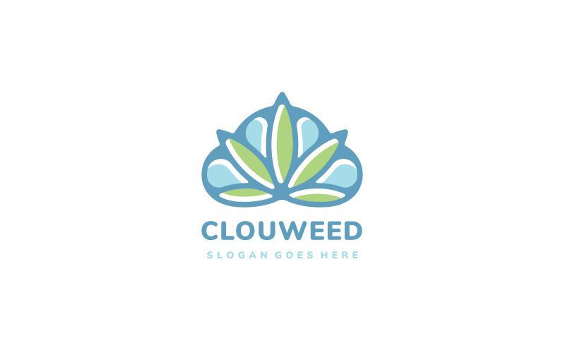 Download Шаблон логотипа "Heaven Cloud Weed Logo Template" / Heaven Cloud Weed Logo Template - Шаблон логотипа на тему графика cannabis leaf,care,cloud,diet,doctor,drugs,ganja,green,herbal,illustration,leaf,medical,medical marijuana,medicine,nature,plant,restitution,vector