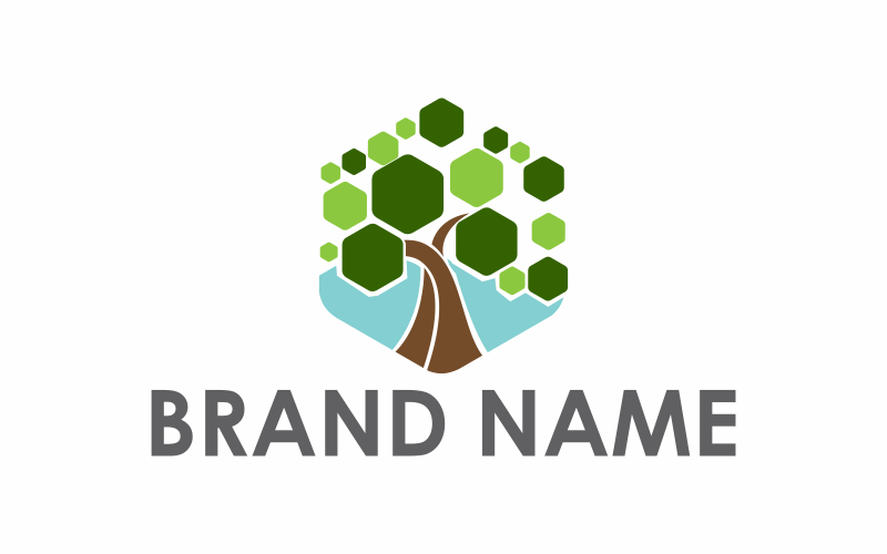 Download Шаблон логотипа "Hexagon Tree Logo Template" / Hexagon Tree Logo Template - Шаблон логотипа на тему графика tree,vector,green,icon,graphic,hexagon,illustration,design,logo,organic,leaf,natural,eco,growth,life,garden,pattern,hexagonal,agriculture,logotype