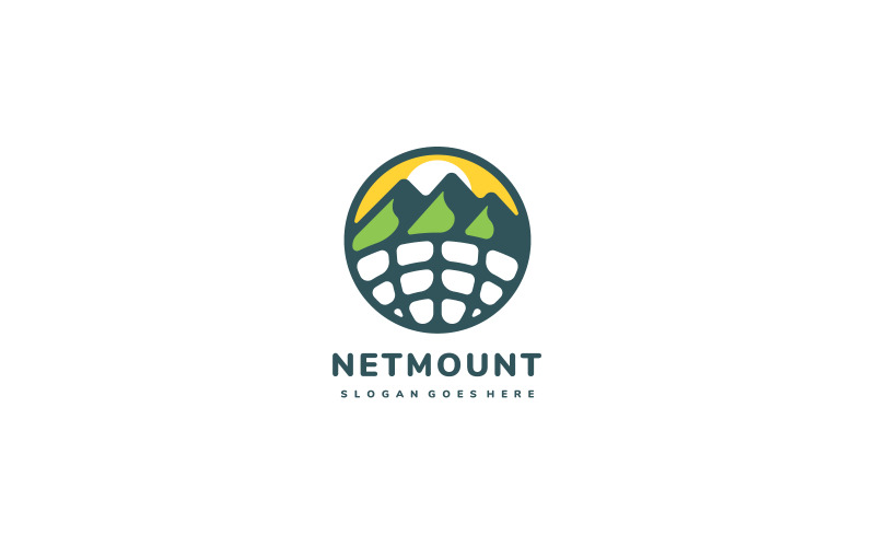 Download Шаблон логотипа "Mountains Network Logo Template" / Mountains Network Logo Template - Шаблон логотипа на тему графика camp,climbing,creative,drop,graphic,health,healthy,infinite,infinity,internet,journey,life,logo,media,mount,mountain,mountain logo,multimedia,natural,nature