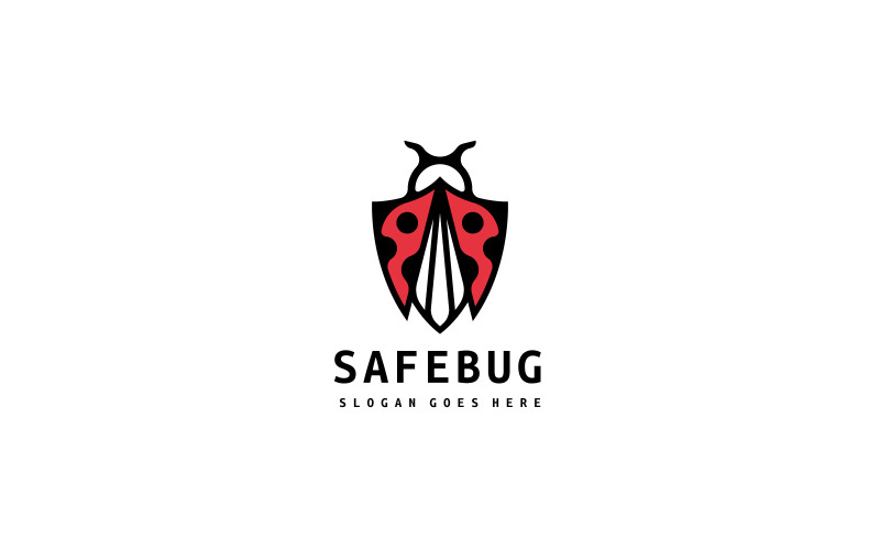 Download Шаблон логотипа "Security Shield Bug Logo Template" / Security Shield Bug Logo Template - Шаблон логотипа на тему графика animal,animals,app,code,computer,creative,developer,engineering,entertainment,game,gaming,insect,interactive,internet,media,multimedia,phone,programmer
