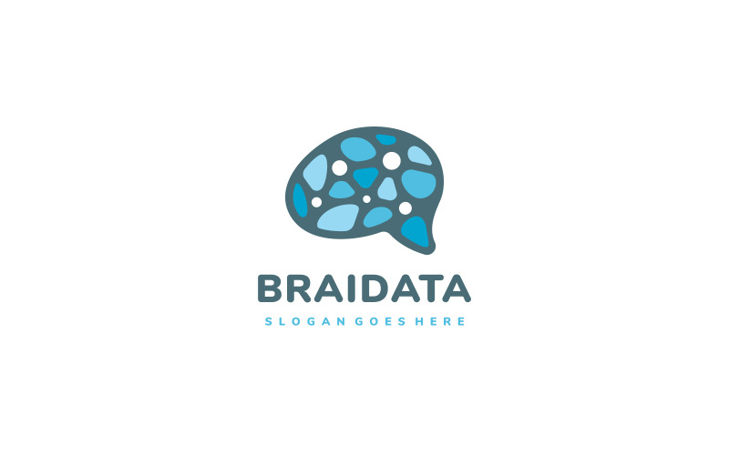 Download Шаблон логотипа "Technology Brain Data Logo Template" / Technology Brain Data Logo Template - Шаблон логотипа на тему графика agency,app,brain,concept,data,digital,game,genius,head,human,idea,marketing,media,meter,mind,process,quality,seo