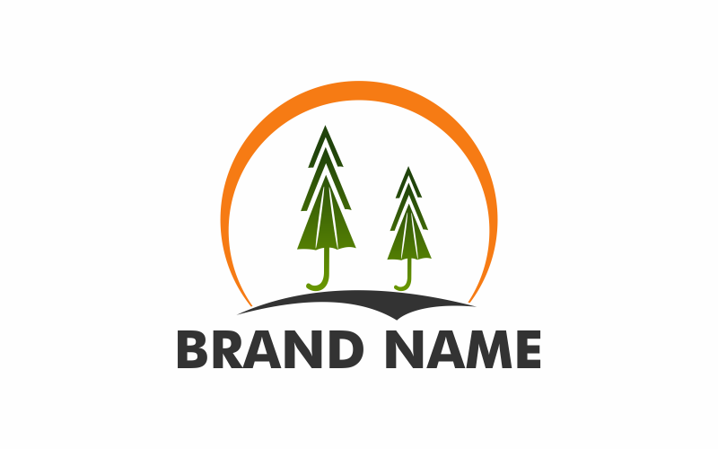 Download Шаблон логотипа "Umbrella Pine Logo Template" / Umbrella Pine Logo Template - Шаблон логотипа на тему графика nature,tree,background,green,branch,outdoor,pine,park,forest,landscape,umbrella,garden,umbrella pine,flora,leaf,wood,sunlight,stone,ecology,sun