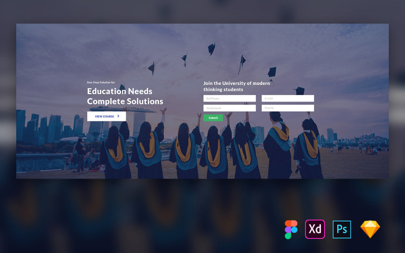 Download UI элементы "Cord - Hero Header for Educational Websites" / Cord - Hero Header for Educational Websites - UI элементы на тему графика uikit,website,widgets,dashboard,uidesign,heroheader,agency,business,blog,corporate,creative,bootstrap,landingpage,product,webdesign,restaurant,realestate,education,mobile app