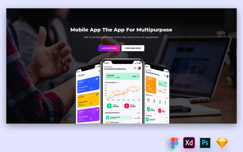 Download UI элементы "Fros - Hero Header for App Presentation Websites" / Fros - Hero Header for App Presentation Websites - UI элементы на тему графика uikit,website,widgets,dashboard,uidesign,heroheader,agency,business,blog,corporate,creative,bootstrap,landingpage,product,webdesign,restaurant,realestate,education,mobile app