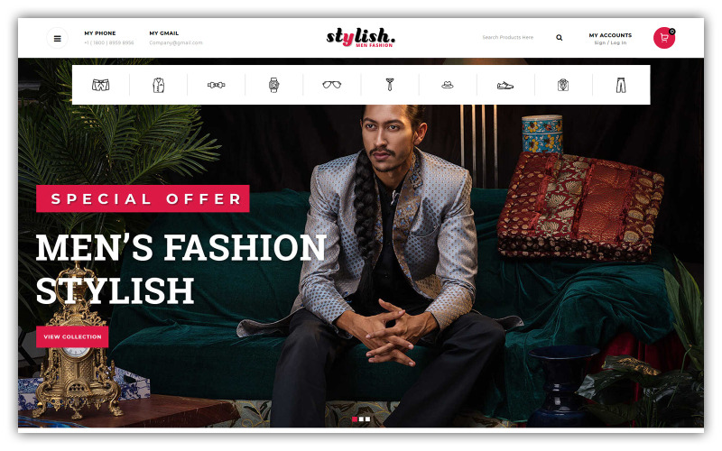 Fashion Store OpenCart Template
