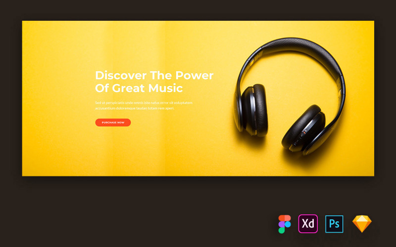 Download UI элементы "Hero Header for Product Promotion Websites" / Hero Header for Product Promotion Websites - UI элементы на тему графика uikit,website,widgets,dashboard,uidesign,heroheader,agency,business,blog,corporate,creative,bootstrap,landingpage,product,webdesign,restaurant,realestate,education,mobile app