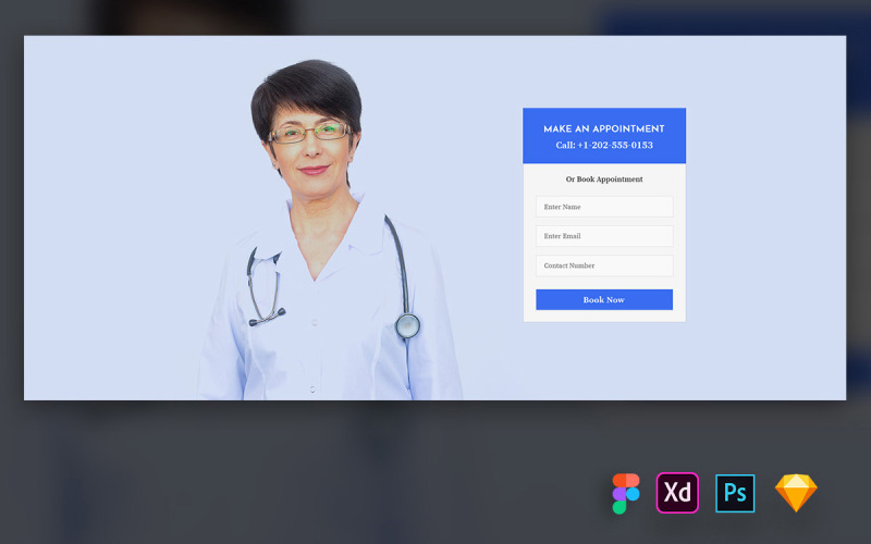 Download UI элементы "Tapir -Hero Header for Medical Websites" / Tapir -Hero Header for Medical Websites - UI элементы на тему графика uikit,website,widgets,dashboard,uidesign,heroheader,agency,business,blog,corporate,creative,bootstrap,landingpage,product,webdesign,restaurant,realestate,education,mobile app