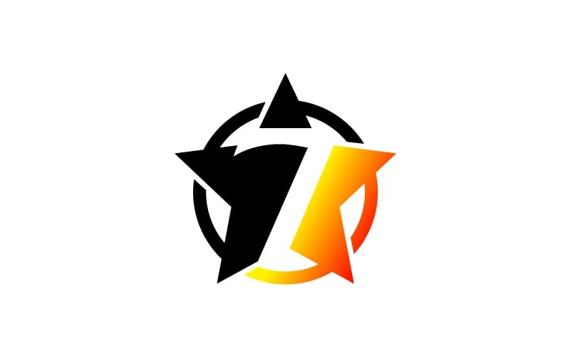 Download Шаблон логотипа "7 Star Logo Template" / 7 Star Logo Template - Шаблон логотипа на тему графика seven,success,star,business,solution,win,winner,top,celebration,competition