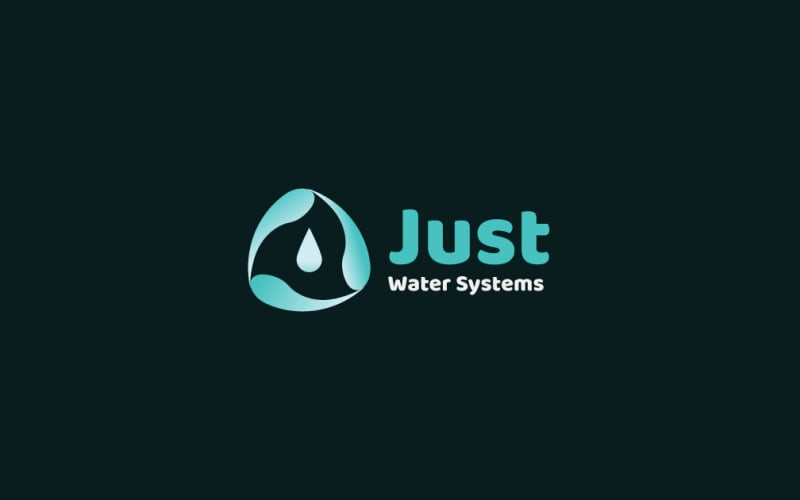 Download Шаблон логотипа "Water System" / Water System - Шаблон логотипа на тему графика logo,logo design,logo logo,logodesign,letter logo,logo new,logonew,modern logo,modernlogo,logologo