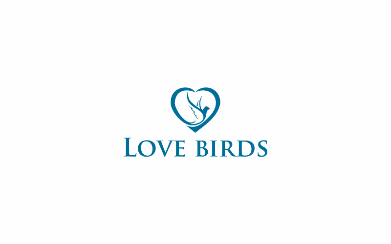 Download Шаблон логотипа "Love Birds Logo Template" / Love Birds Logo Template - Шаблон логотипа на тему графика love,vector,bird,heart,illustration,romantic,branch,isolated,valentine,animal,spring,cartoon,day,symbol,romance,graphic,wedding,birds,template,together