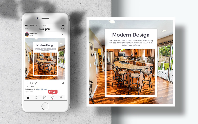Download Шаблон для соцсетей "Furniture Instagram Template Banner Post for Social Media" / Furniture Instagram Template Banner Post for Social Media - Шаблон для соцсетей на тему графика template,banner,modern,furniture,poster,post,social,square,editable,social media,interior,social banner,living room,social media post,minimalist interior,home interior,social media templates,