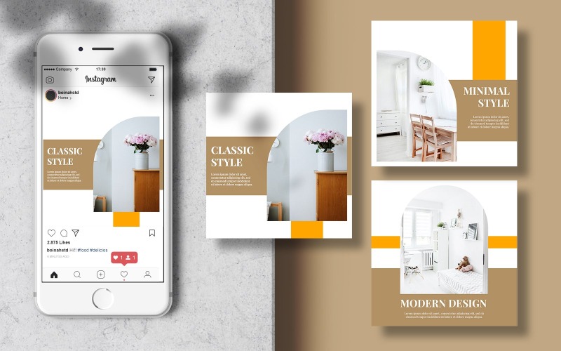 Download Шаблон для соцсетей "Instagram Furniture Banner Post Social Media Template" / Instagram Furniture Banner Post Social Media Template - Шаблон для соцсетей на тему графика template,banner,modern,furniture,poster,post,social,square,editable,social media,interior,social banner,living room,social media post,minimalist interior,home interior,social media templates,