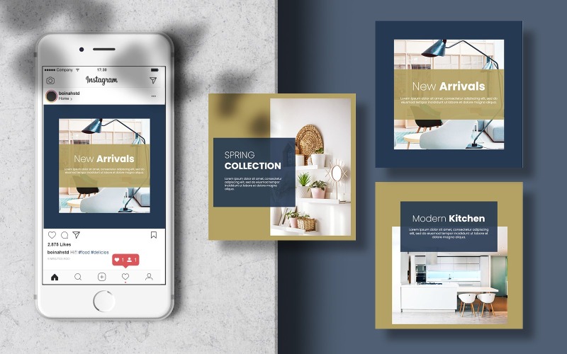 Download Шаблон для соцсетей "Instagram Furniture Post Banner Social Media Template" / Instagram Furniture Post Banner Social Media Template - Шаблон для соцсетей на тему графика template,banner,modern,furniture,poster,post,social,square,editable,social media,interior,social banner,living room,social media post,minimalist interior,home interior,social media templates,