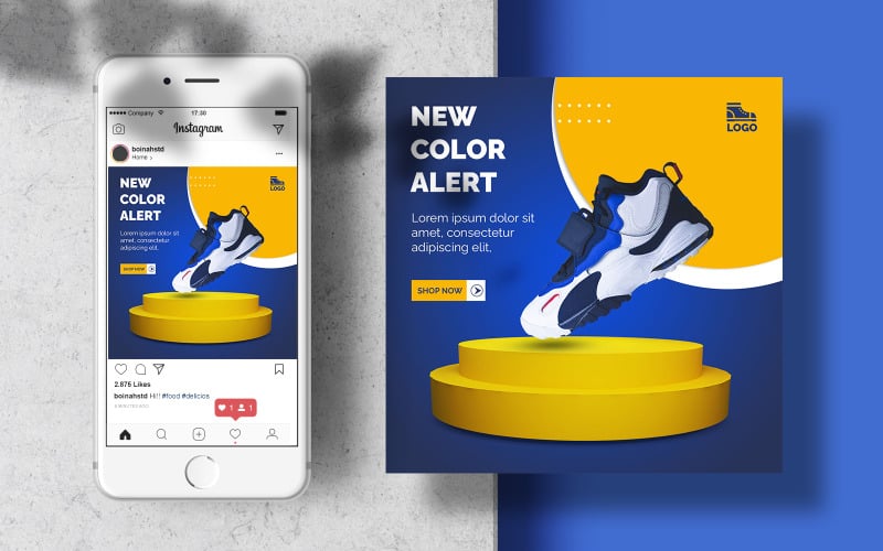Download Шаблон для соцсетей "Square Instagram Feed Banner for Menswear Social Media Template" / Square Instagram Feed Banner for Menswear Social Media Template - Шаблон для соцсетей на тему графика social media post,advertisement,menswear,instagram flyer,social media marketing,multi purpose,store,social media advertising,shoes fashion,fashion sale,square banner,social media poster,promo