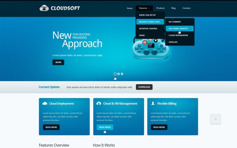 программное обеспечение компании drupal template
