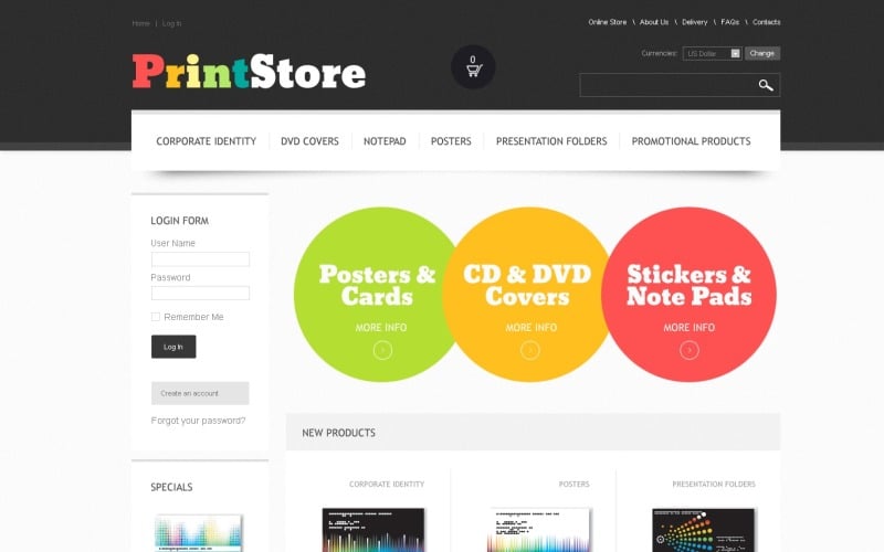 шаблон print store virtuemart