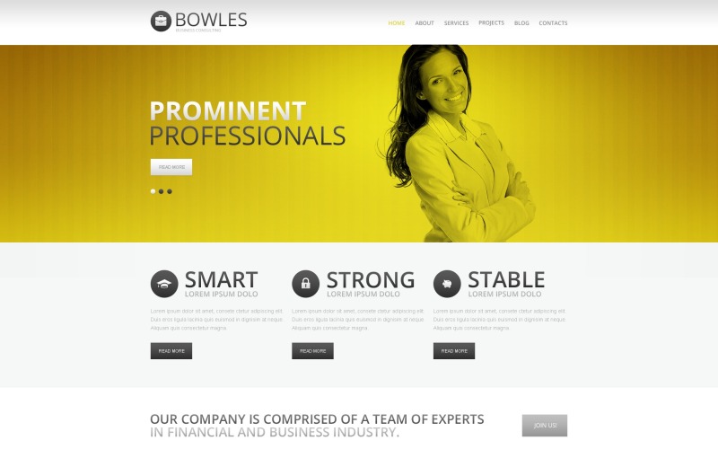 шаблон white consulting drupal