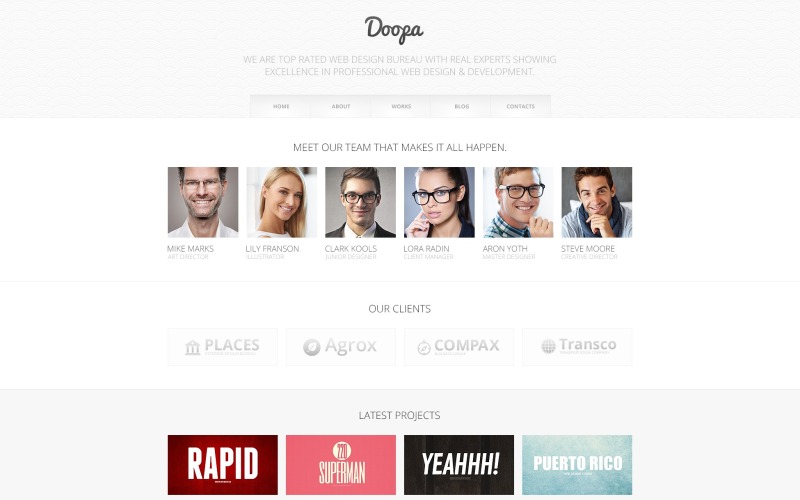 аутсорсинговая компания drupal template