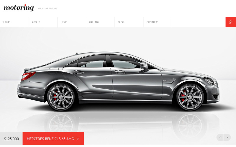 отзывчивый шаблон joomla car club