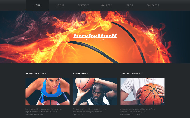 баскетбол подожгли тему wordpress