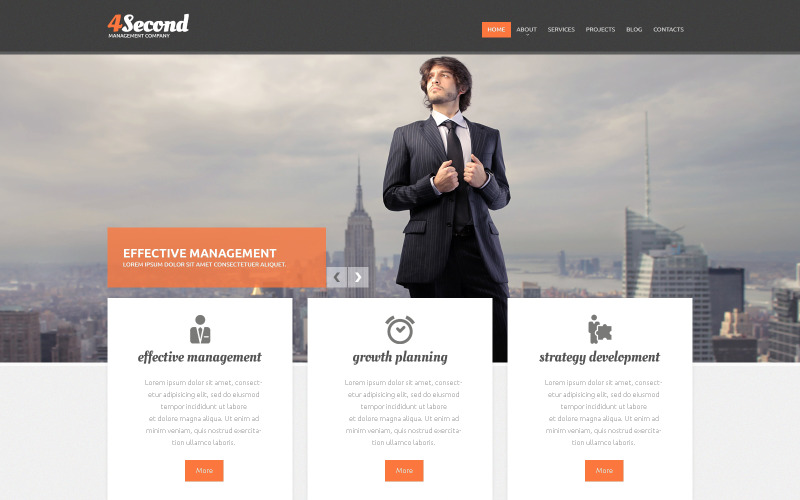 решение для шаблона management corp drupal