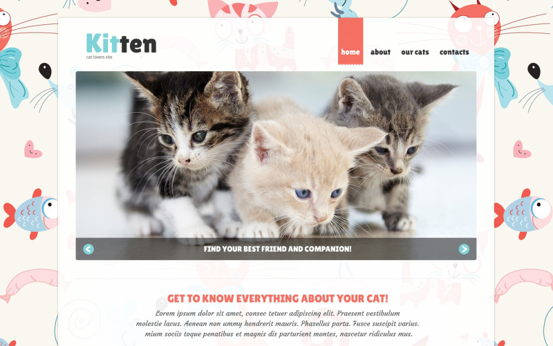 cat отзывчивый шаблон joomla