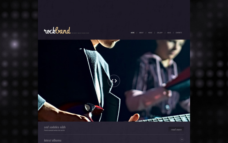 музыка отзывчивая тема wordpress