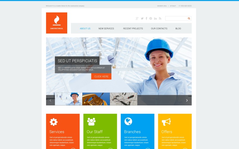 тема wordpress construction co