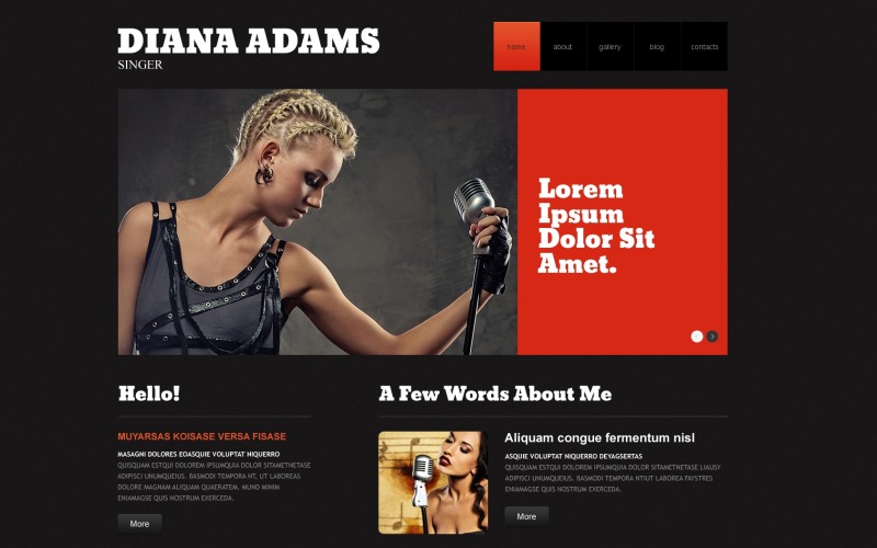 музыка отзывчивая тема wordpress