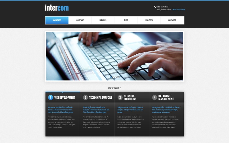 коммуникации отзывчивая тема wordpress