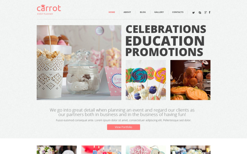 event planner wordpress тема
