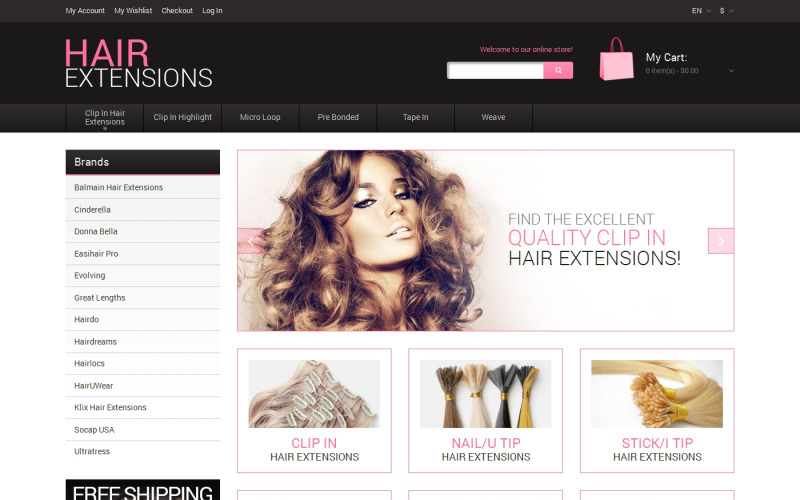 натуральное наращивание волос magento theme