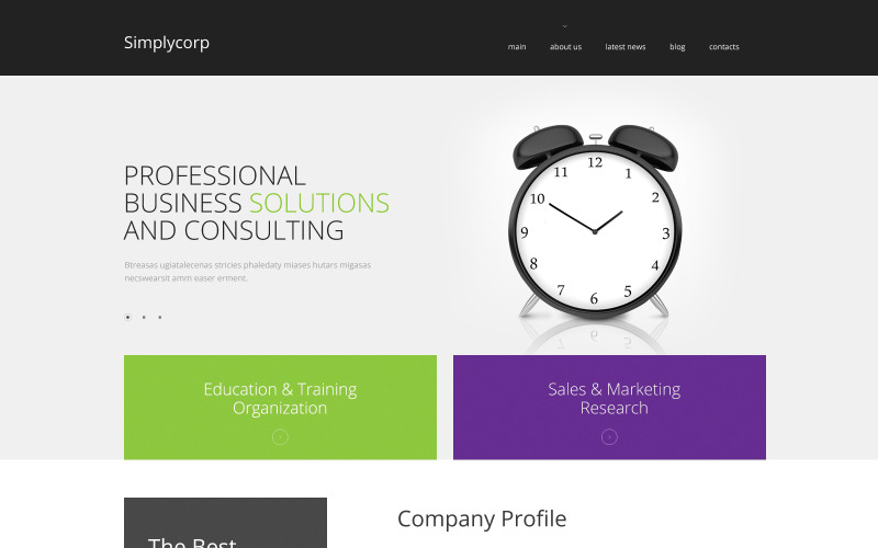simplycorp wordpress тема