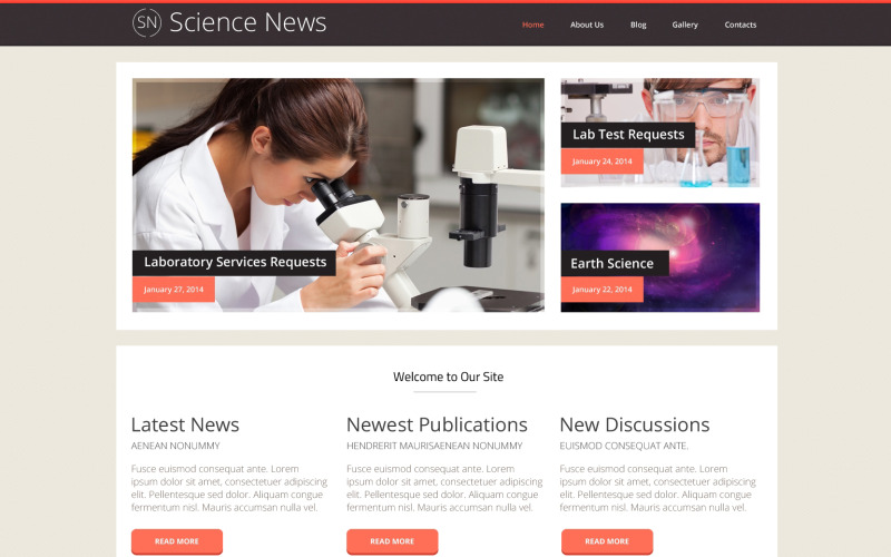 science lab отзывчивая тема wordpress