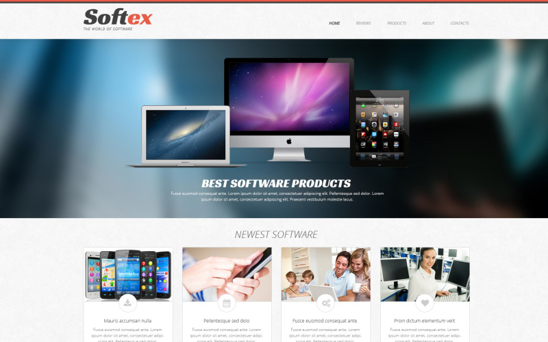 софтверная компания отзывчивая тема wordpress