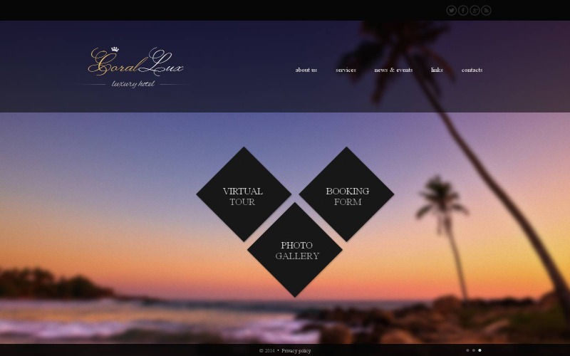 hotels moto cms html шаблон
