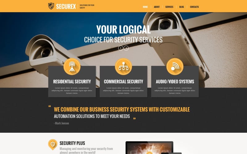 адаптивная тема wordpress locksmith