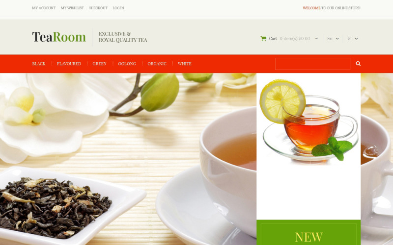 качественный чай magento theme