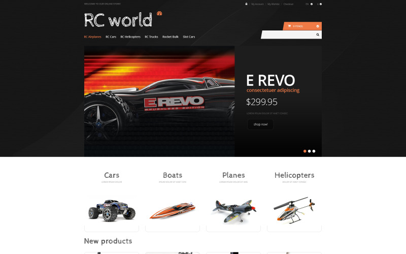 магазин игрушек отзывчивая тема magento
