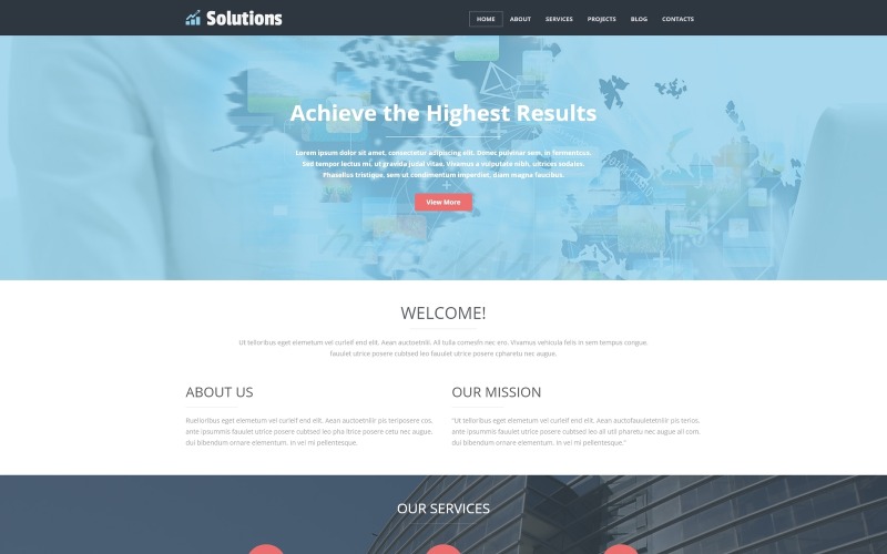 шаблон business web joomla